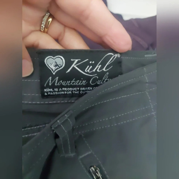 KUHL Women's Hiking Pants Dark Gray 14 Nwot Outdoor Minimalist Granola Girl - Picture 10 of 10